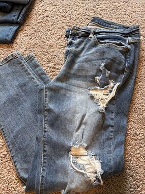 Judy Blue Distressed Blue Jeans
